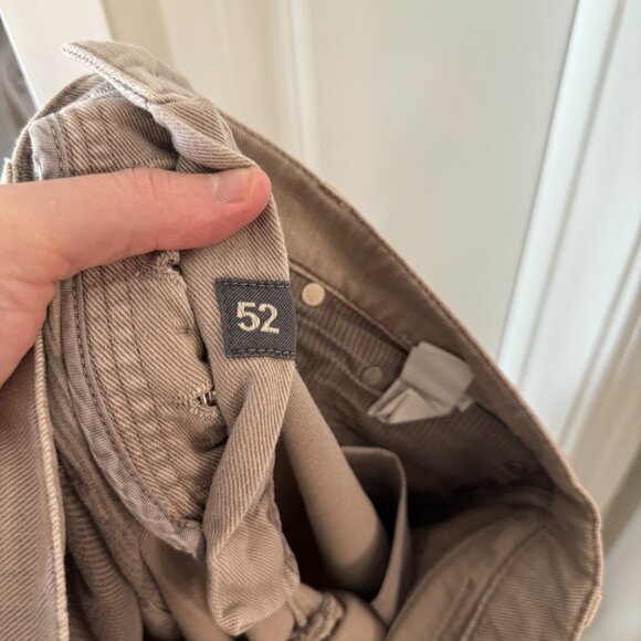 Brunello Cucinelli Beige Five-Pocket Pants Size 52 (US 36) Cropped - Picture 5 of 5